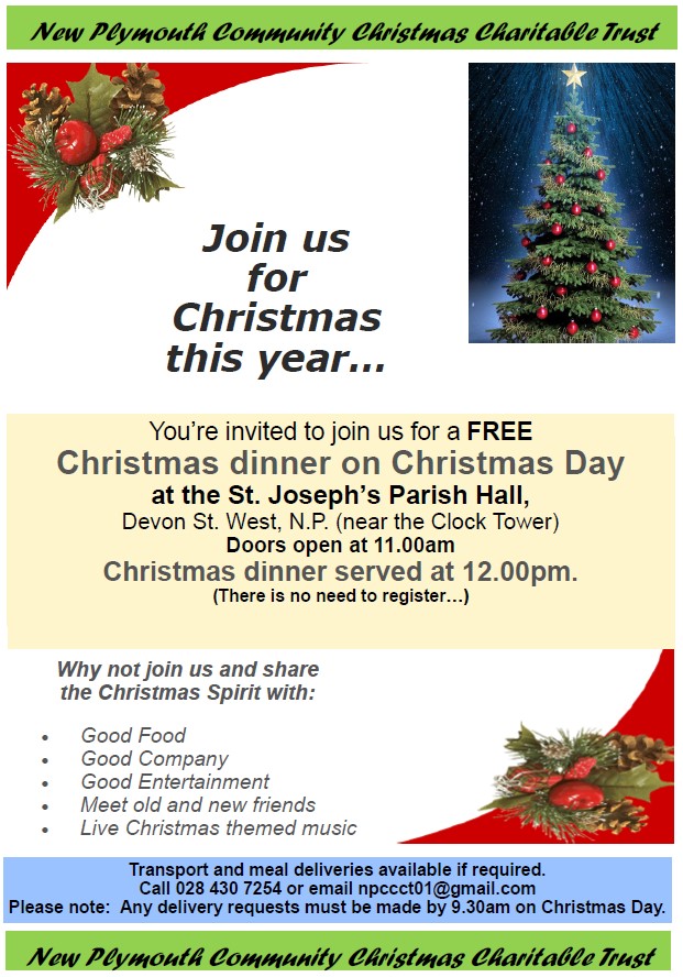 NPCCCT Christmas Dinner Flyer 2024