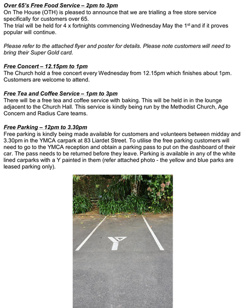 Info & parking pic