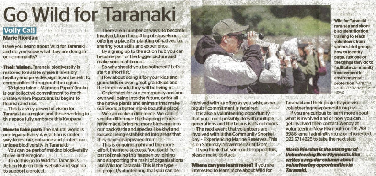 15 Go Wild for Taranaki - TDN 15.11.24